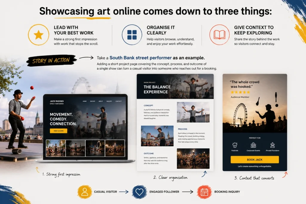 How to Showcase Your Art Online Effectively