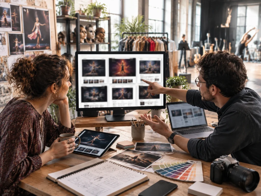 Create a Gallery That Shows Your Performance Art in Action